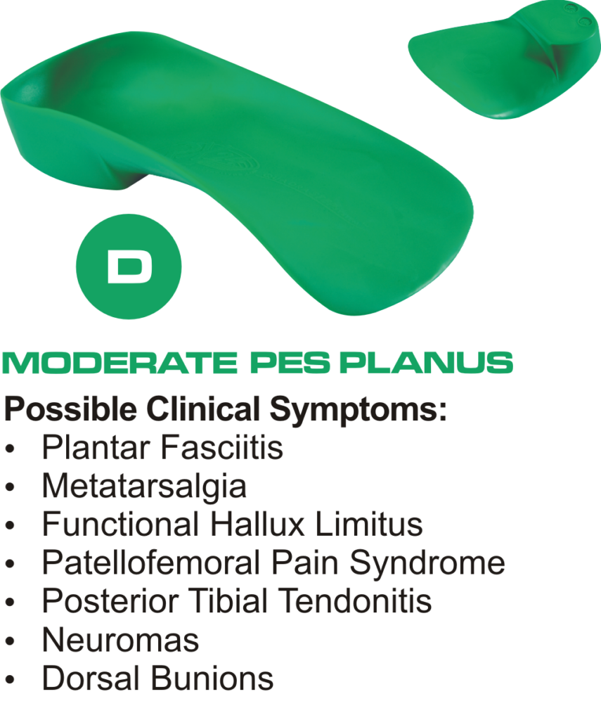 QUADRASTEP® Foot Orthotics D Quad Freed Foot